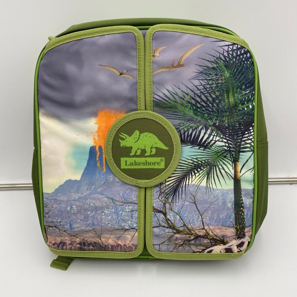 Lakeshore Dinosaur Scenic Fold Out Adventure Kids Backpack No Dinosaurs
